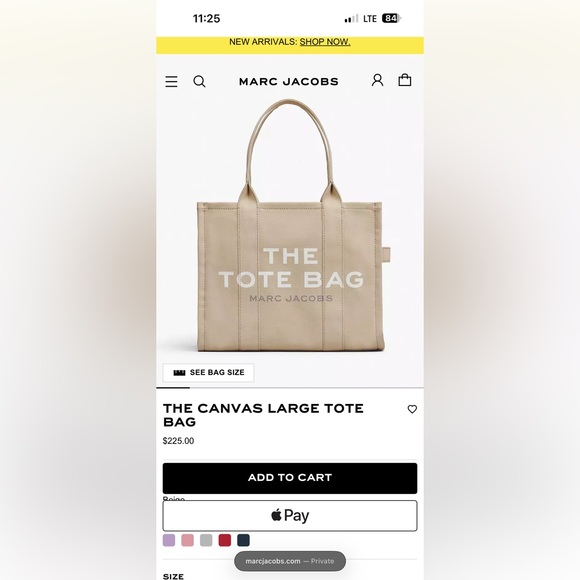 MARC JACOBS THE TOTE BAG (LARGE) - Picture 6 of 6